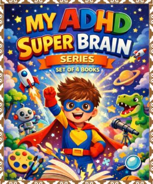 My Adhd Super Brain Series- Set of 4 Books [paperback] by Nerdology Editorial
