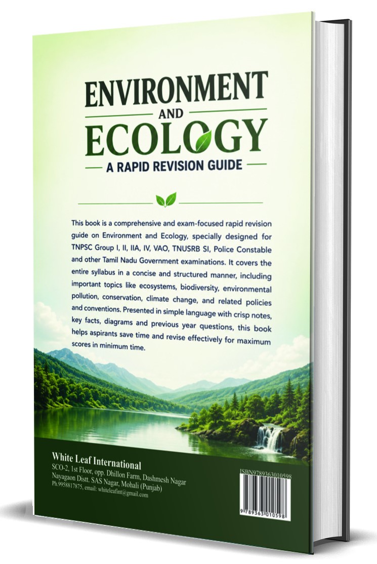 Environment and Ecology : A Rapid Revision Guide For TNPSC Group I, II, IIA, IV, VAO, TNUSRB SI, Police Constable & Other Tamil Nadu Government Exams by Dr. Sripal Shah (Hardcover) - Image 2